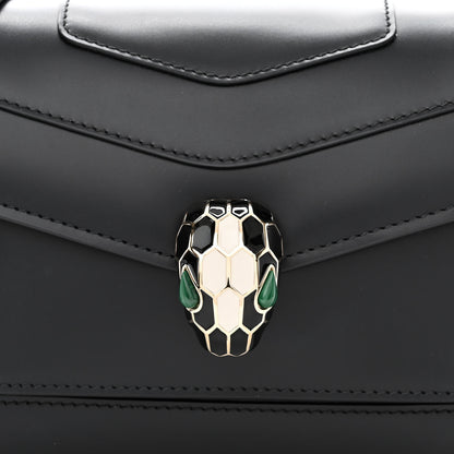 Bulgari Calfskin Serpenti Forever Crossbody Bag Black 8 of 13