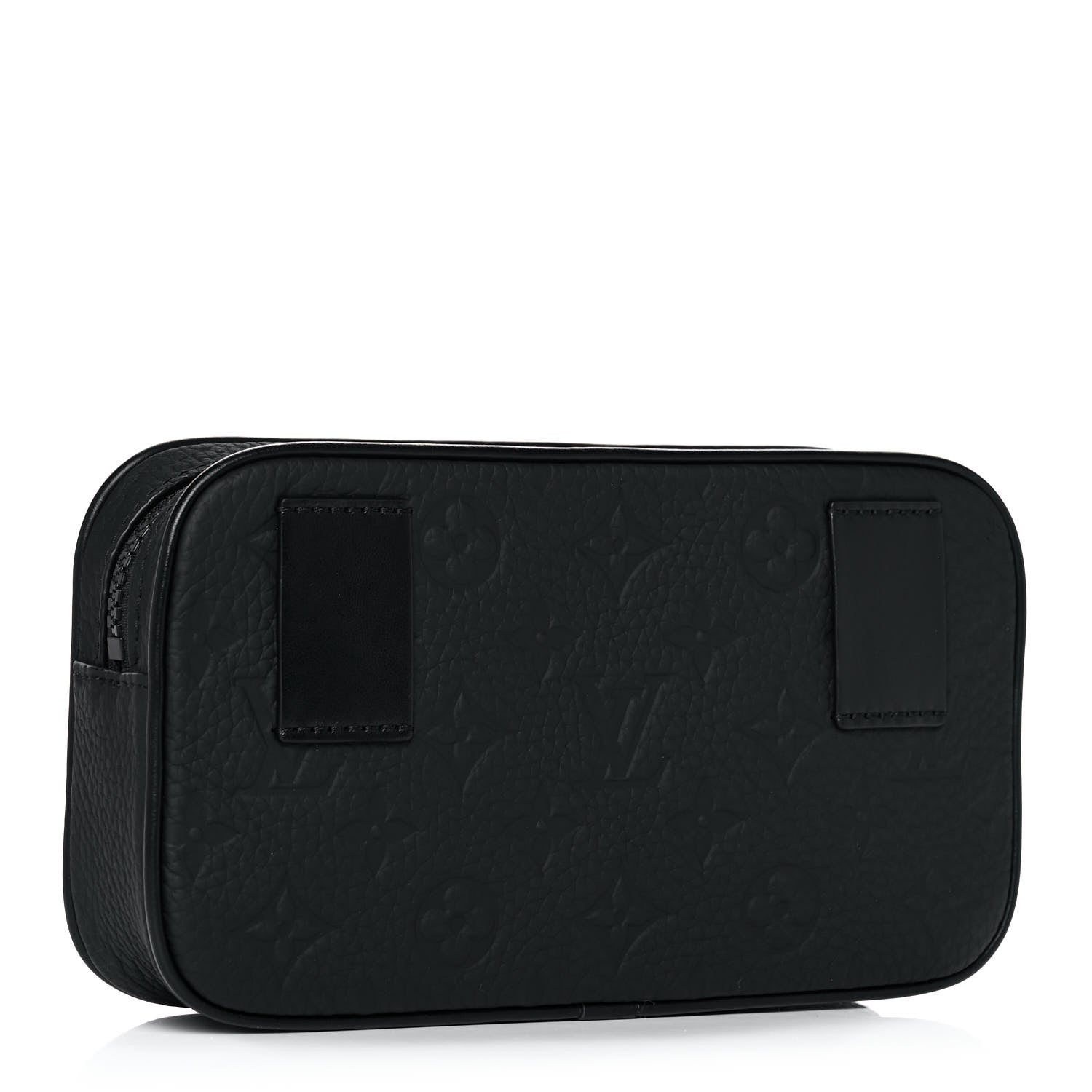 Louis Vuitton Taurillon Monogram Uniformes Solar Ray Soft Pochette Volga Belt Bag Black 3 of 10