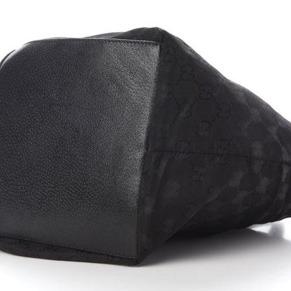 Gucci GG Monogram Small Web Handle Bucket Tote Black 8 of 8