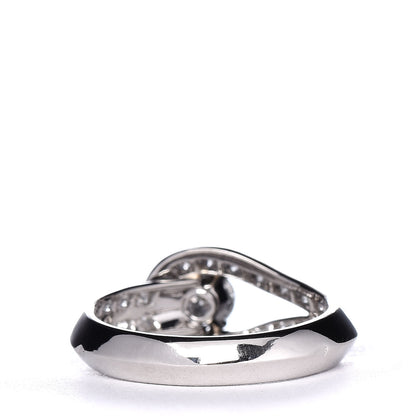 Van Cleef & Arpels Platinum Diamond .30ct Couture Solitaire Ring 50/5.25 8 of 17