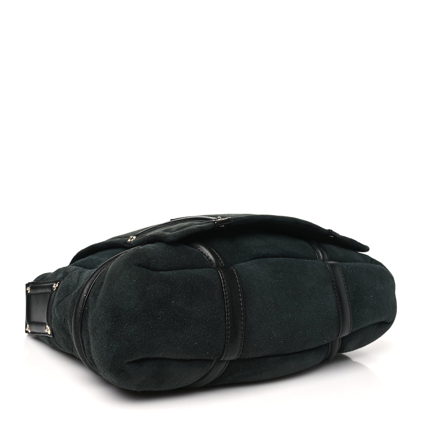 Suede Sparkling Winter Messenger Black