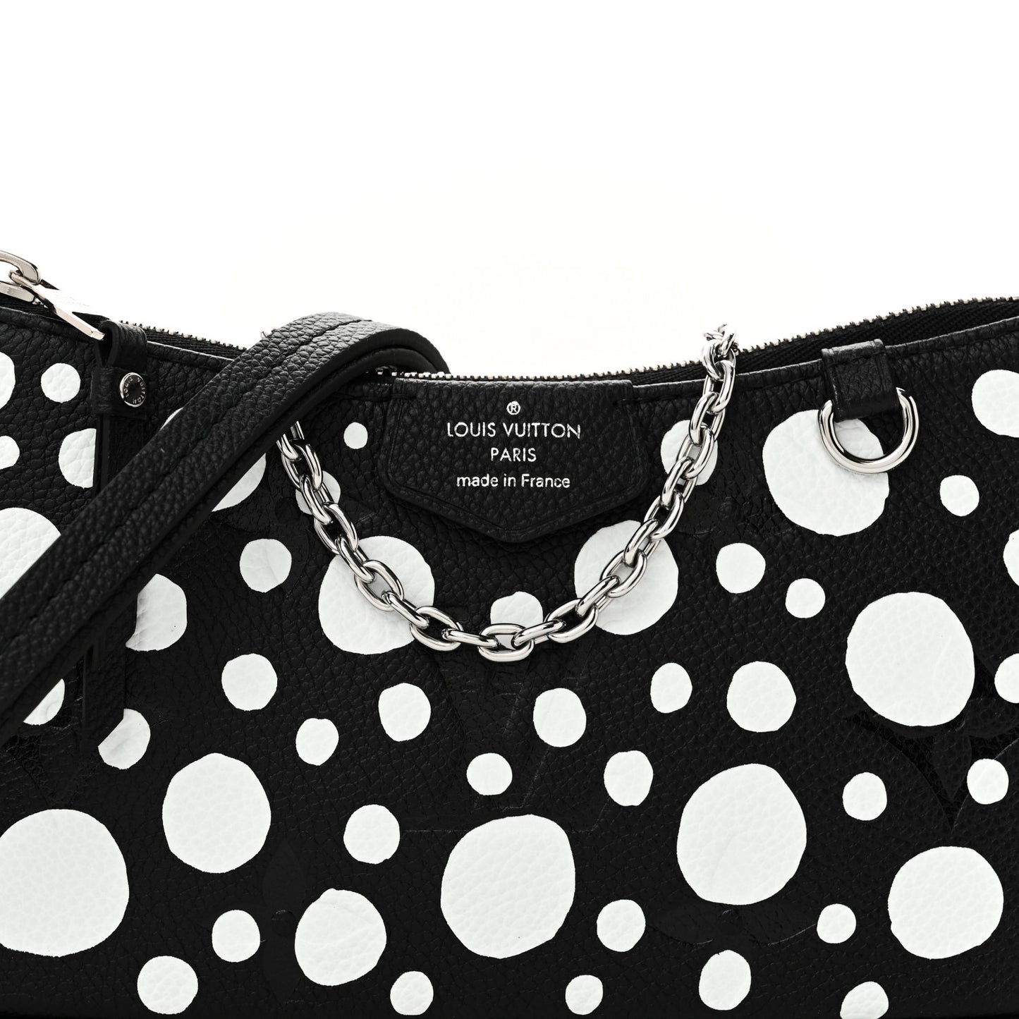 LV X YK Empreinte Easy Pouch On Strap Black White