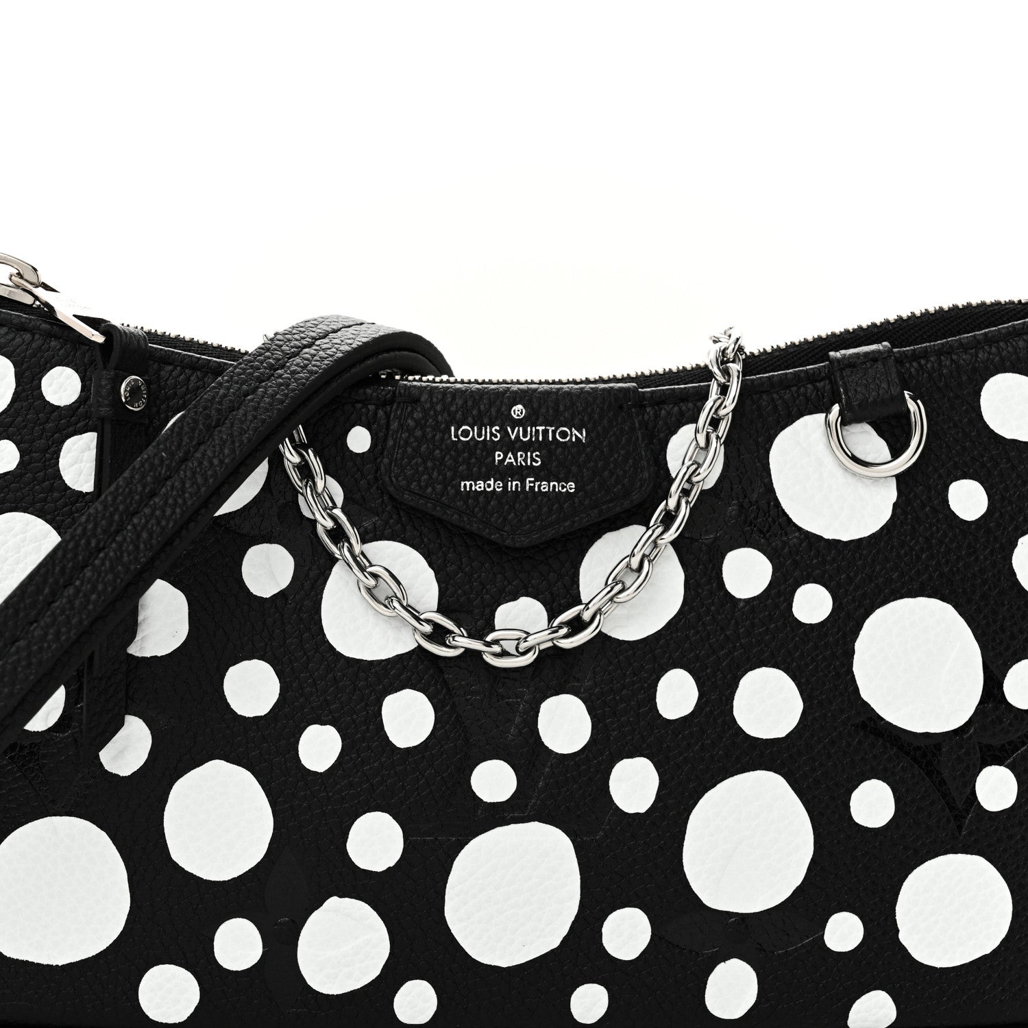 Louis Vuitton LV X YK Empreinte Easy Pouch On Strap Black White 7 of 9
