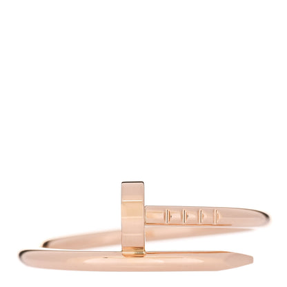 Cartier 18K Pink Gold Small Juste Un Clou Ring 57 8 1 of 5