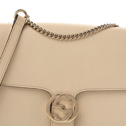 Gucci Dollar Calfskin Interlocking G Shoulder Bag Ivoire 9 of 16