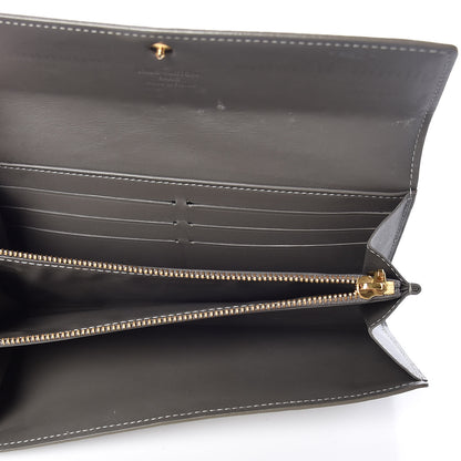 Louis Vuitton Vernis Sarah Wallet Gris Art Deco 5 of 15