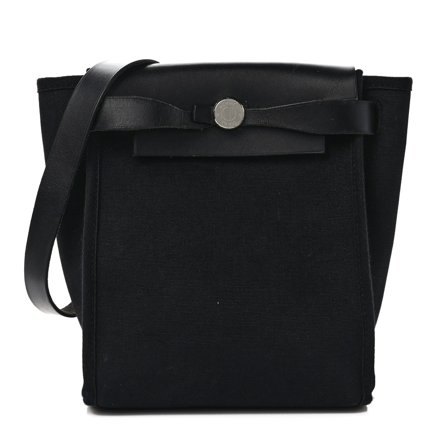 Hermes Toile Herbag TPM Black 1 of 10