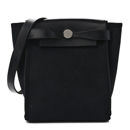 Hermes Toile Herbag TPM Black 1 of 10
