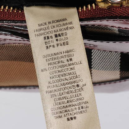 Burberry House Check Bridle Calfskin Peyton Crossbody Tan 9 of 11