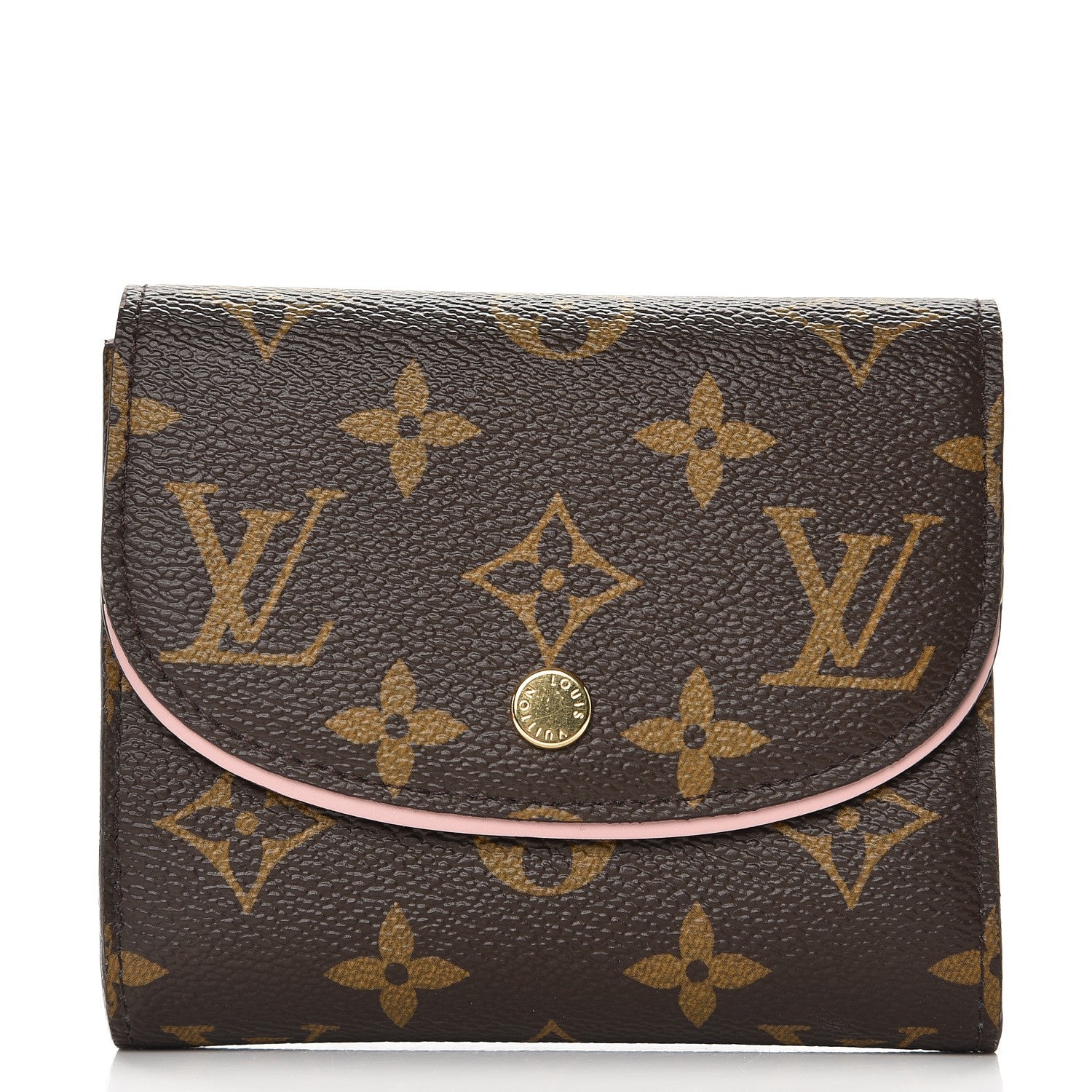 Louis Vuitton Monogram Ariane Compact Wallet Rose Ballerine 1 of 7
