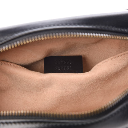 Gucci Calfskin Matelasse Small GG Marmont Chain Shoulder Bag Black 7 of 9