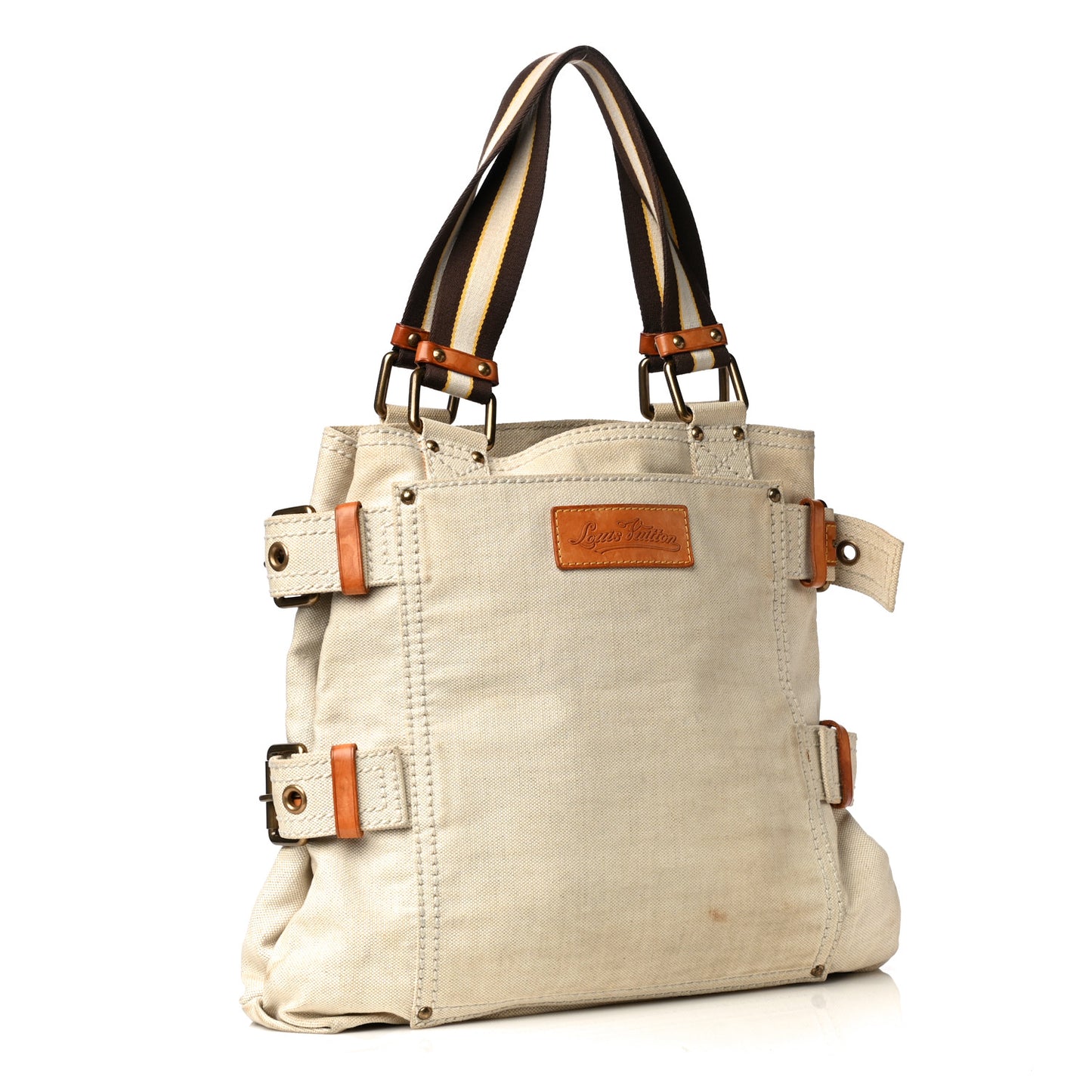 Toile Globe Shopper Cabas MM Yellow