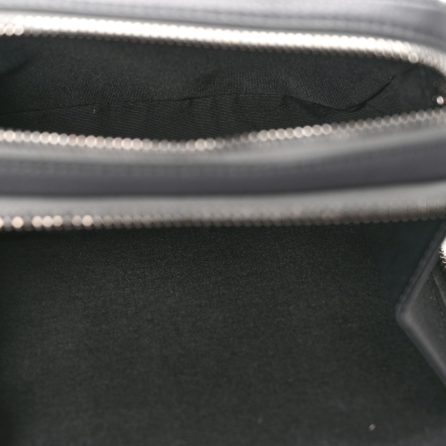 Oblique Zipped Pouch With Strap Pouch Grey