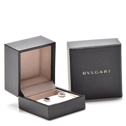 Bulgari 18K White Gold Black Onyx BVLGARI BVLGARI Stud Earrings 5 of 5