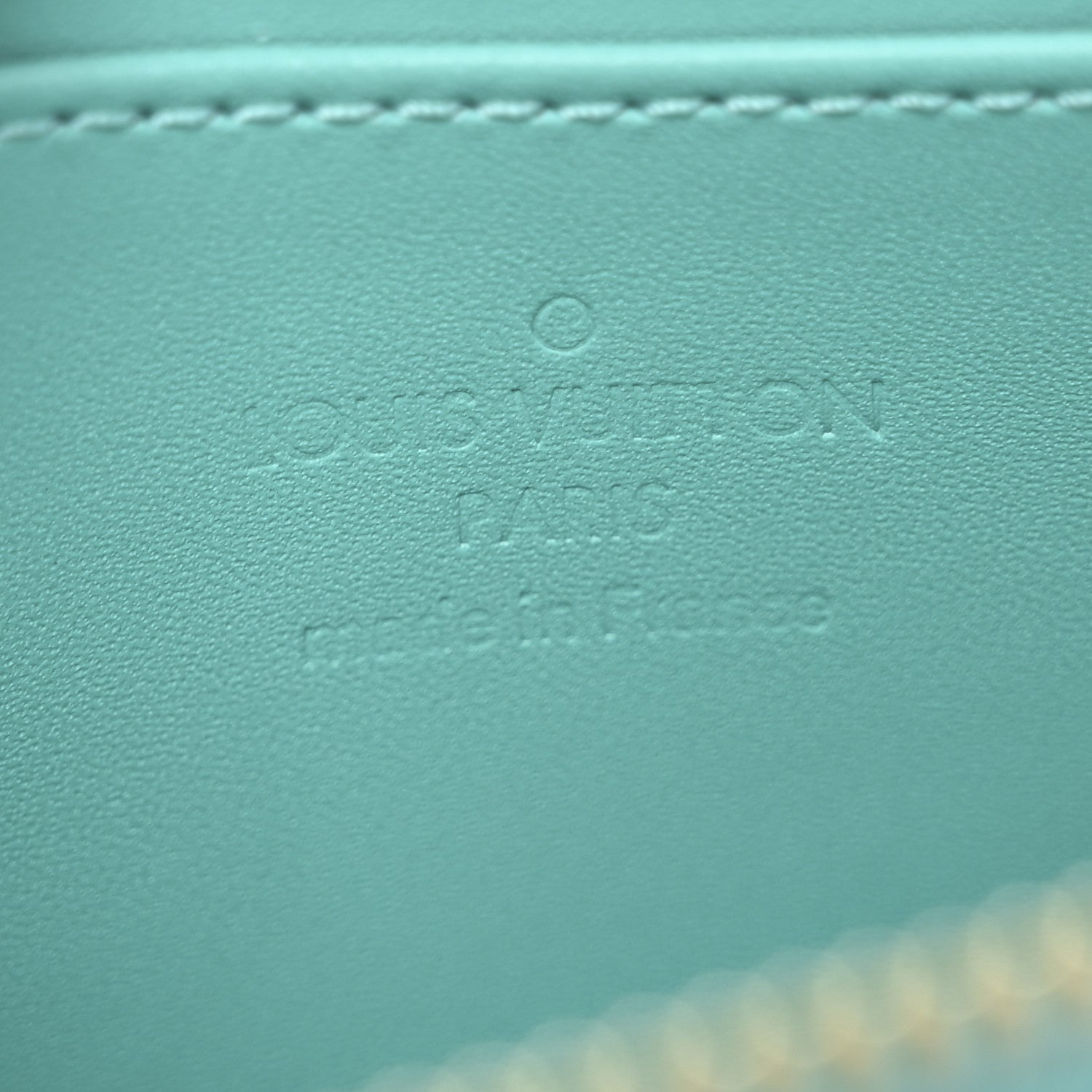 Louis Vuitton Vernis Zippy Coin Purse Blue Lagon 6 of 8