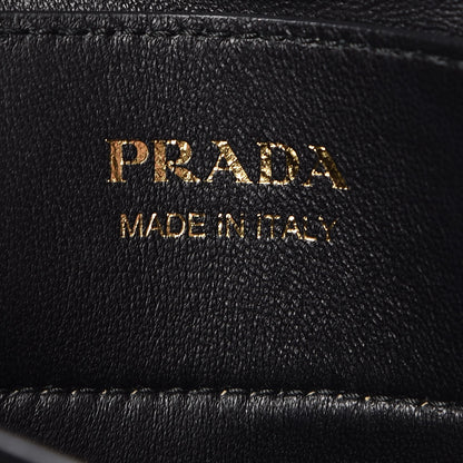 Prada Saffiano Cuir Medium Double Bag Talco Nero Black 7 of 7