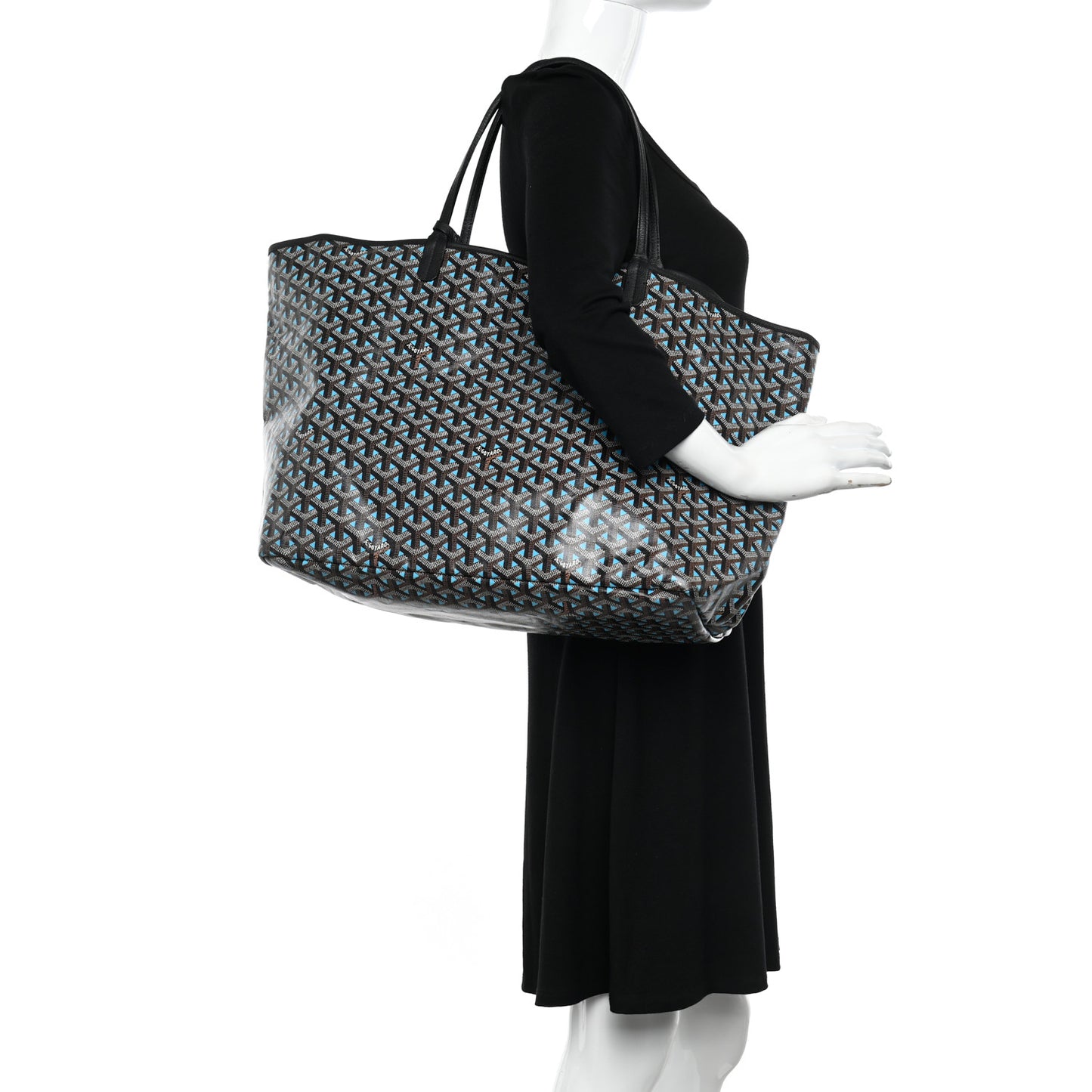 Goyardine Saint Louis Claire Voie GM Black Opaline