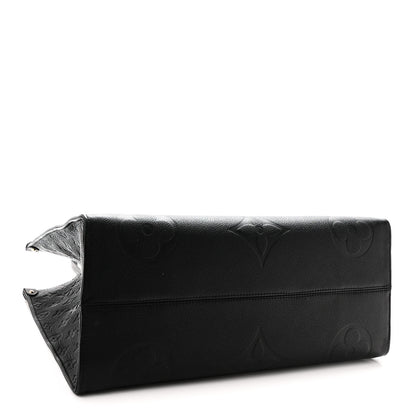 Louis Vuitton Empreinte Monogram Giant Onthego GM Black Black 4 of 9