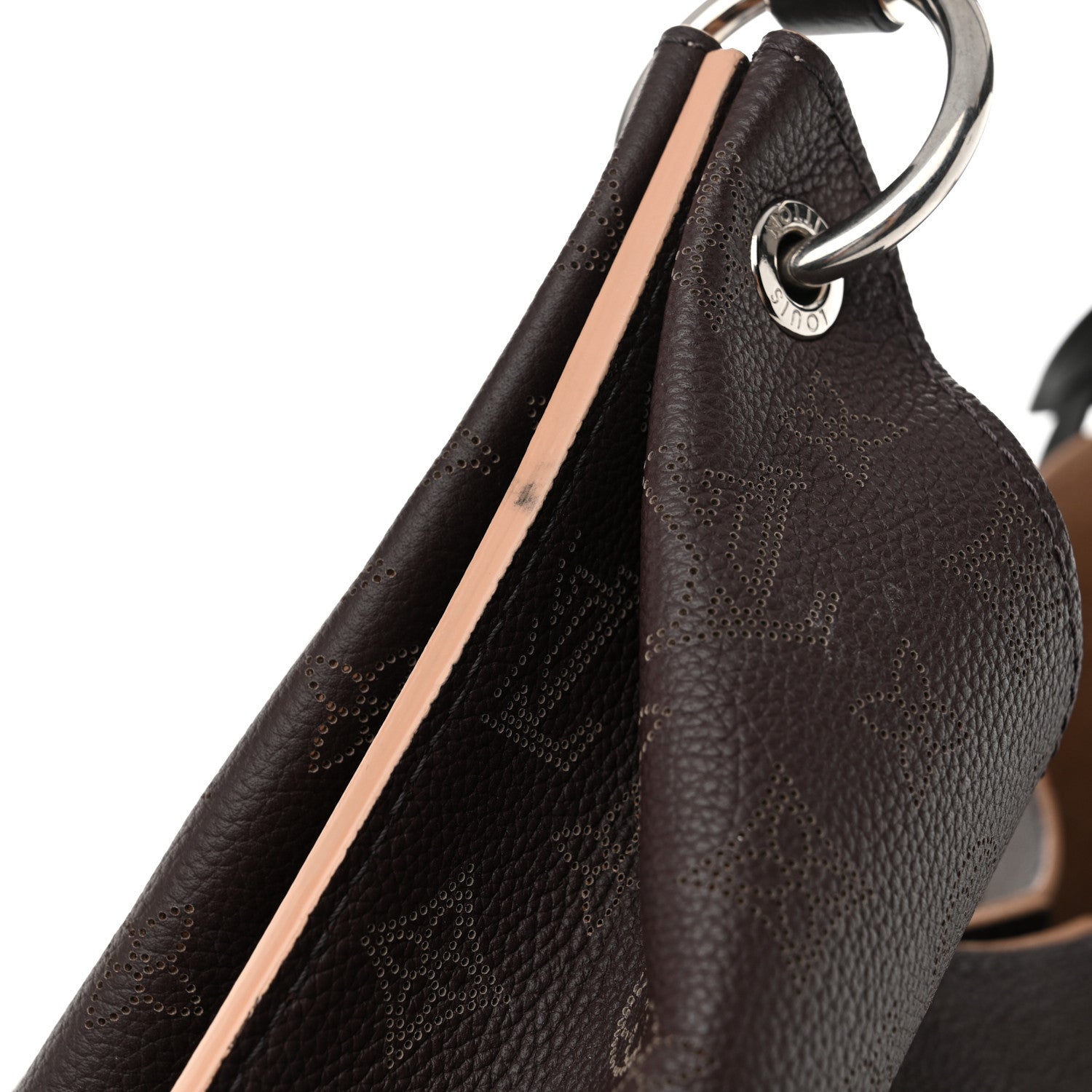 Louis Vuitton Mahina Carmel Hobo Chocolate 11 of 11