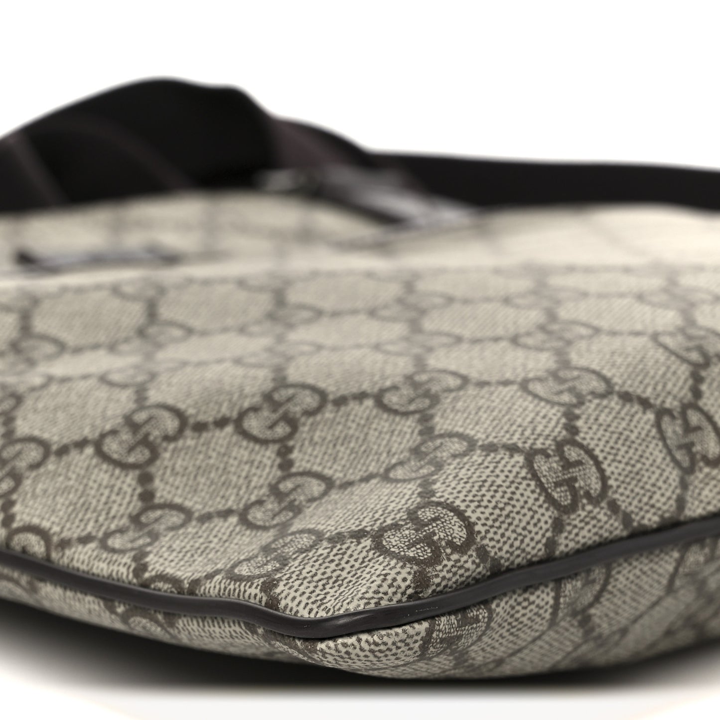 GG Plus Monogram Medium Flat Messenger Bag Dark Brown