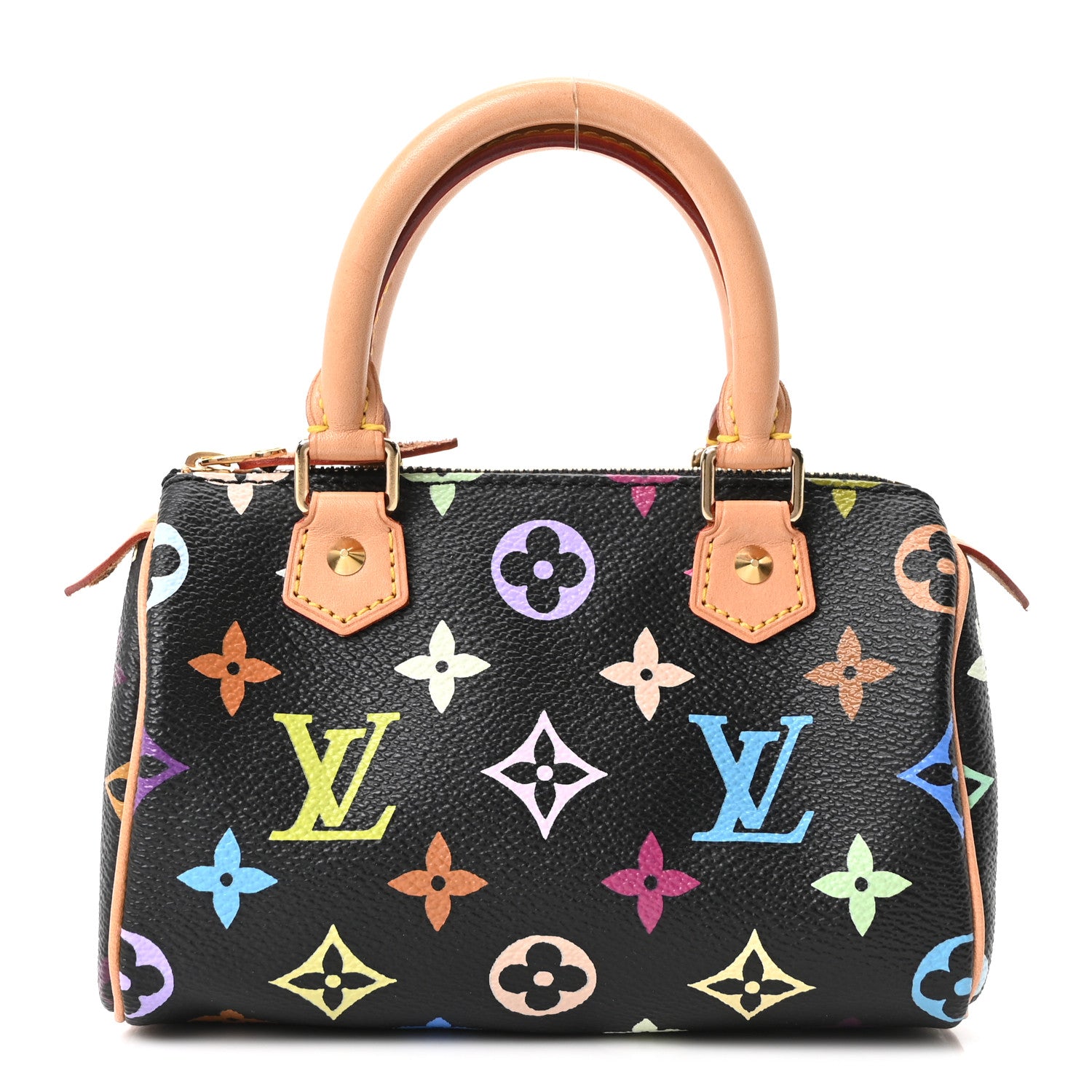 Louis Vuitton Monogram Multicolor Mini Sac HL Speedy Black 1 of 10