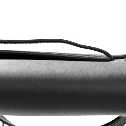 Hermes Epsom Kelly Wallet To Go Black 11 of 11