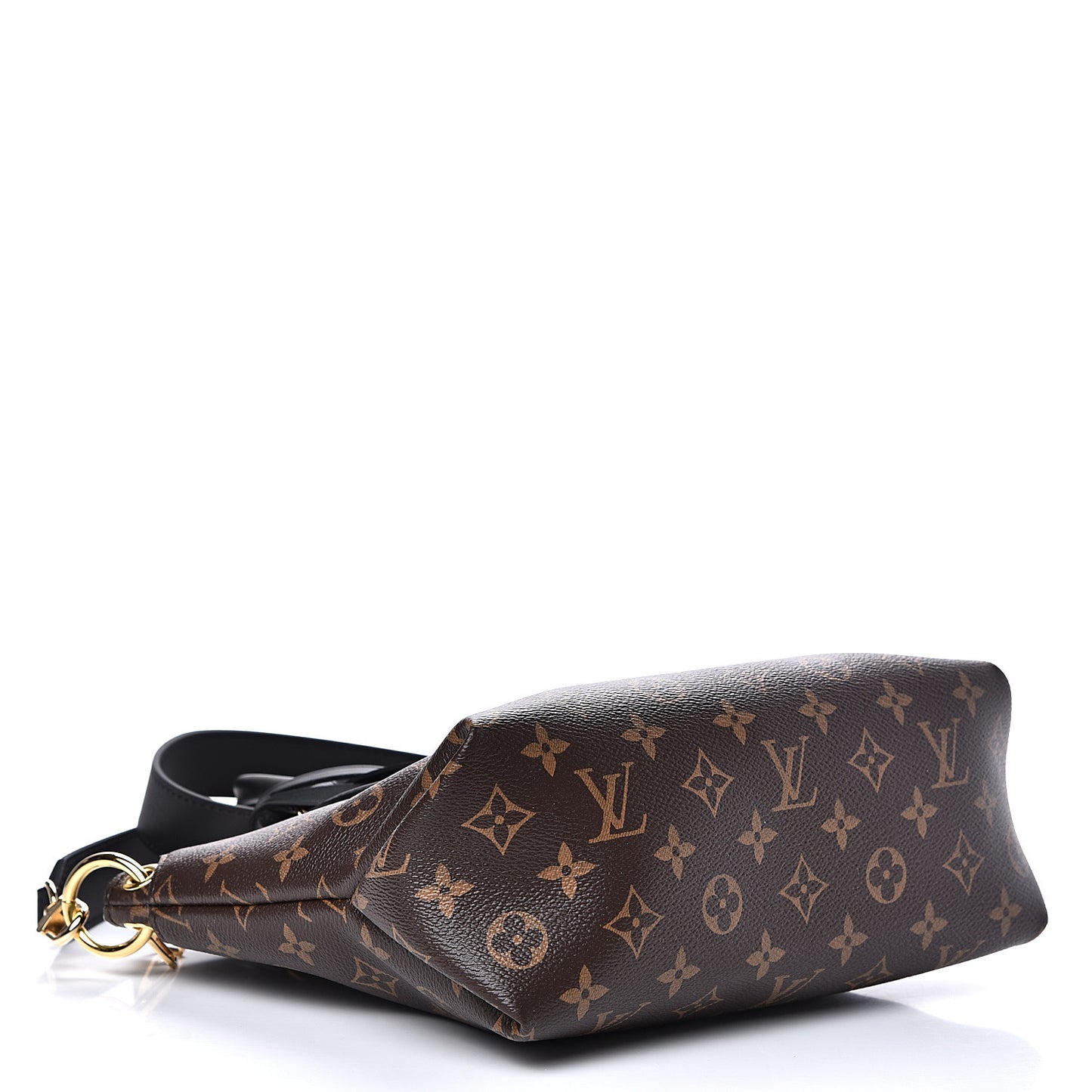 Monogram Flower Zipped Tote PM Black