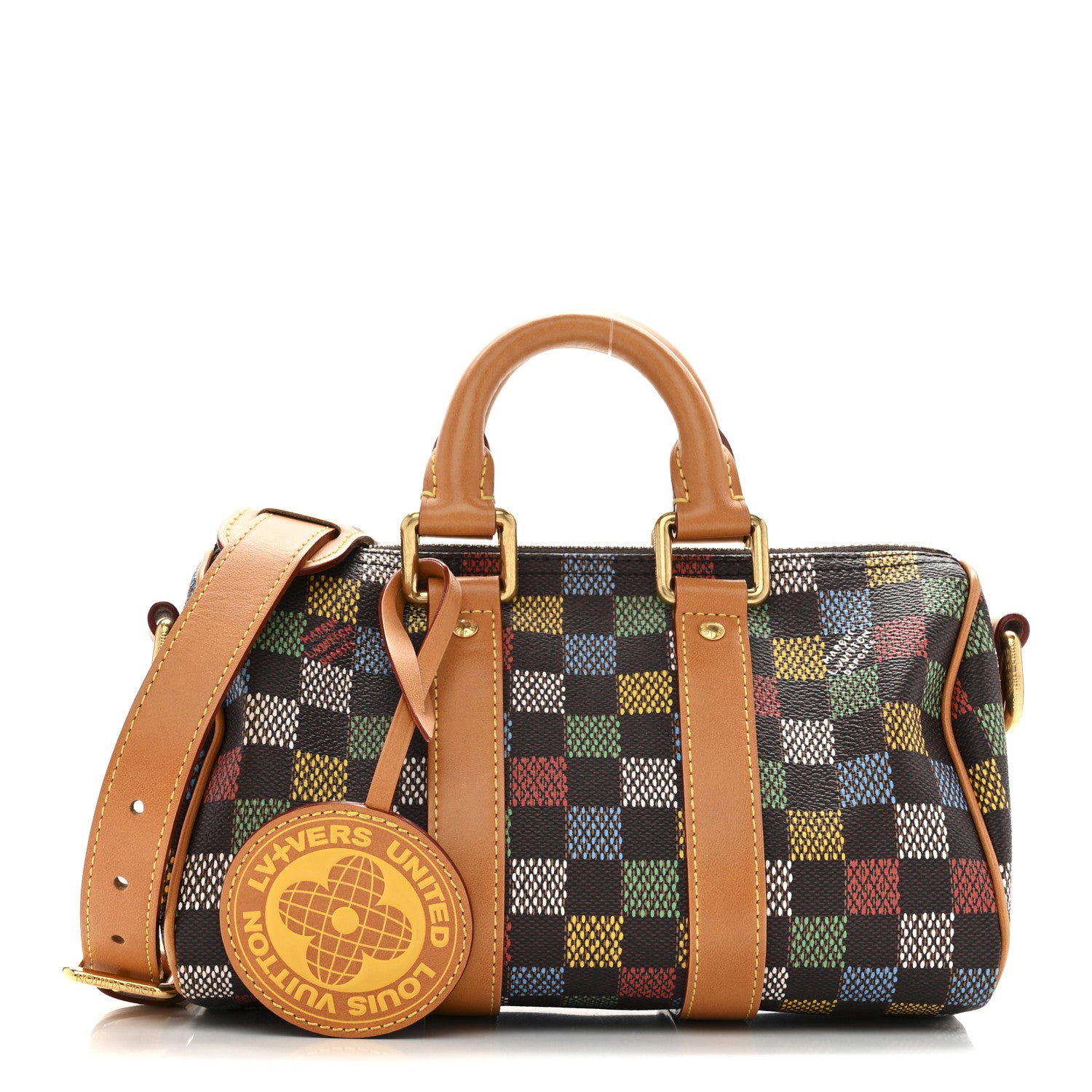 Louis Vuitton LV Vers Damier Ebene Keepall Bandouliere 25 1773715