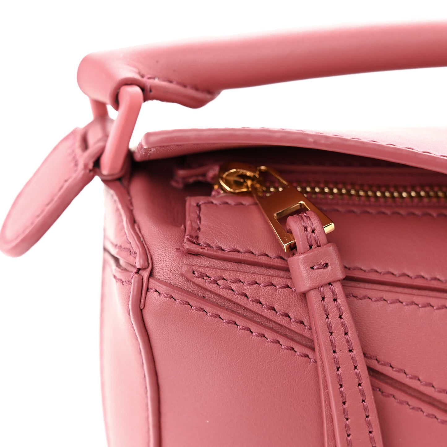 Calfskin Mini Puzzle Bag Plumrose