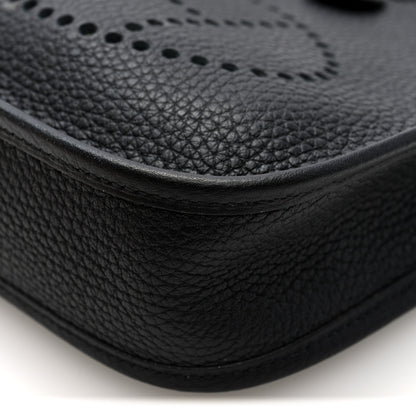 Hermes Taurillon Clemence Evelyne TPM Black 10 of 11
