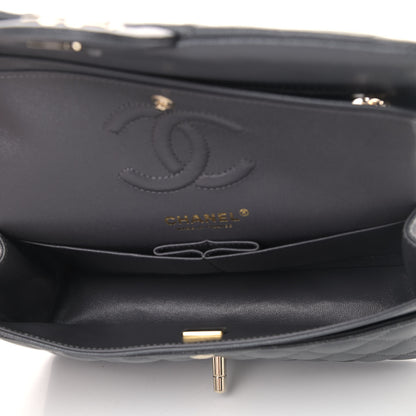 Chanel Caviar Quilted Small Double Flap Dark Grey 4 of 4