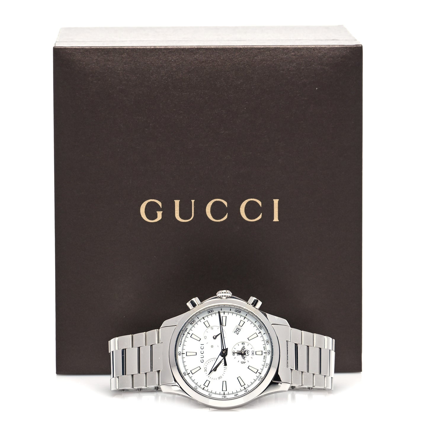 Stainless Steel 38mm G-Timeless Bee Chronograph Quartz Watch