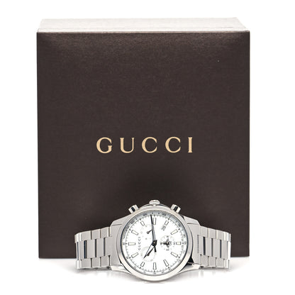 Gucci Stainless Steel 38mm G-Timeless Bee Chronograph Quartz Watch 5 of 5