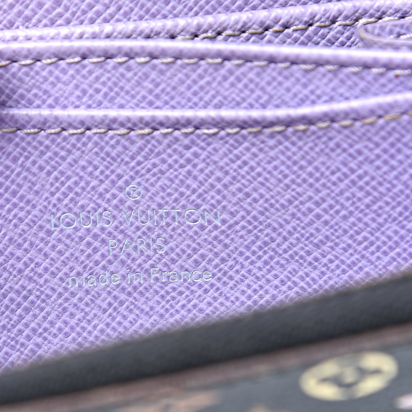 Monogram Multicolor Zippy Coin Purse Black Violet