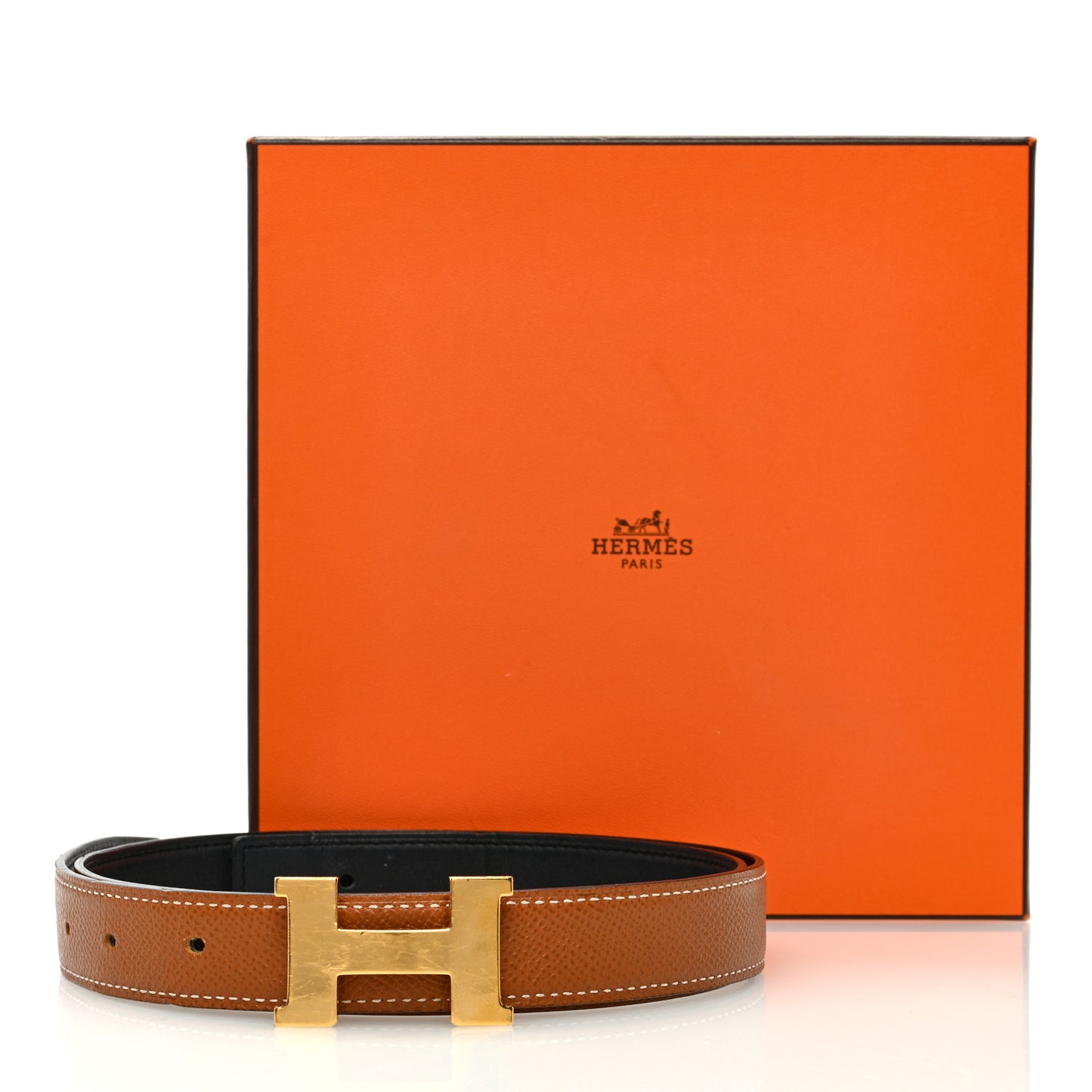 Box Togo 24mm Mini Constance H Belt 80 32 Black Gold