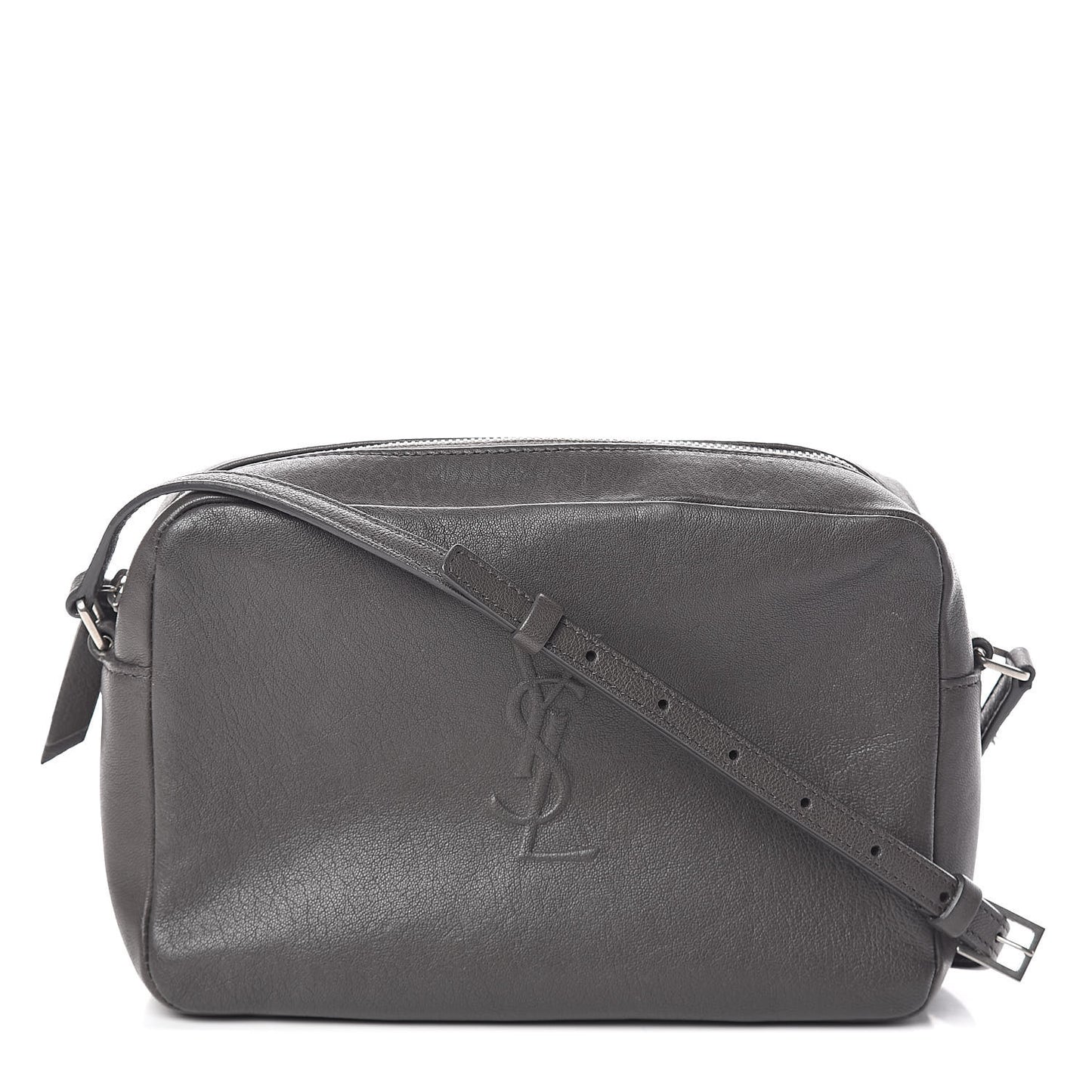 Calfskin Small Lou Camera Bag Asphalt