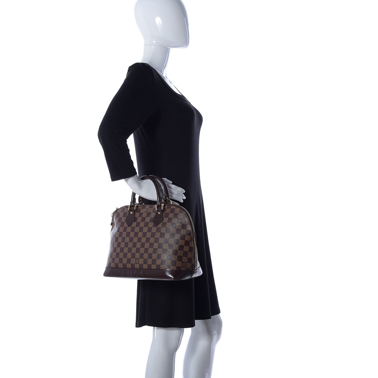Louis Vuitton Damier Ebene Alma MM 3 of 16