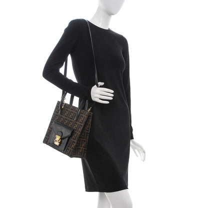 Fendi Zucca Pocket Tote Tobacco 2 of 9
