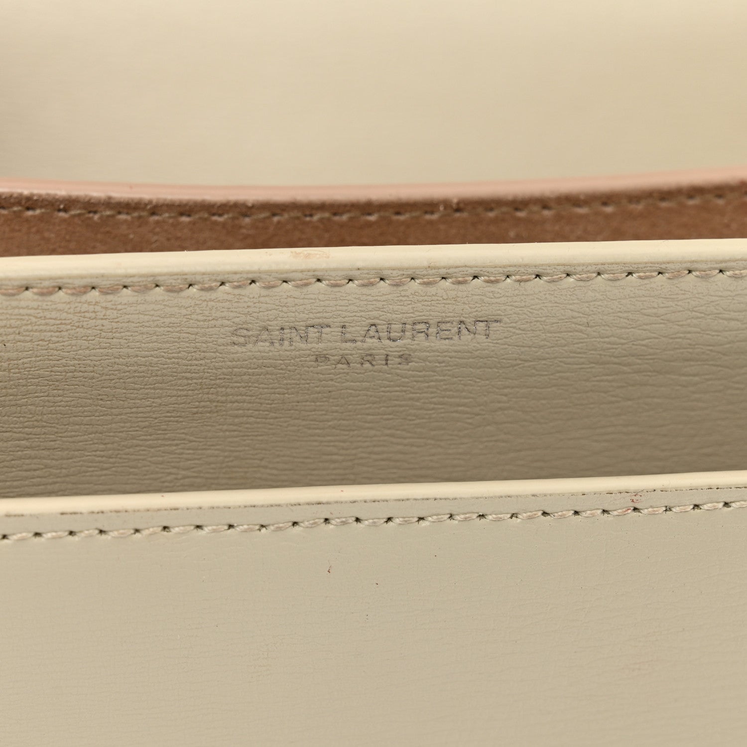Saint Laurent Calfskin Medium Monogram Sunset Crema Soft 8 of 13