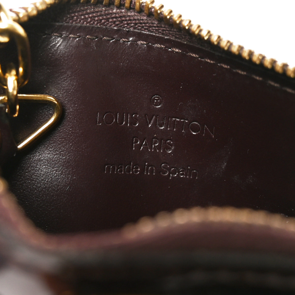 Louis Vuitton Vernis Key Pouch Amarante 6 of 6