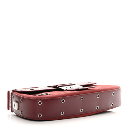 Christian Dior Canvas Calfskin Street Chic Columbus Ave Burgundy 4 of 15