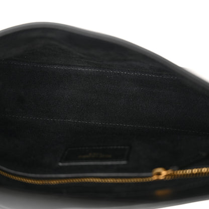 Saint Laurent Smooth Calfskin Le 5 A 7 Hobo Black 5 of 15