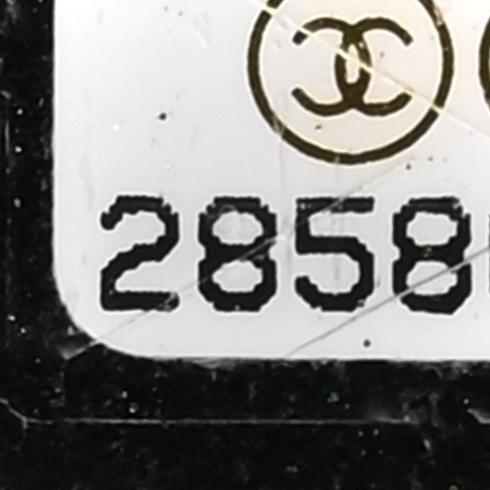 Lambskin Large Shopping Chain Tote Black