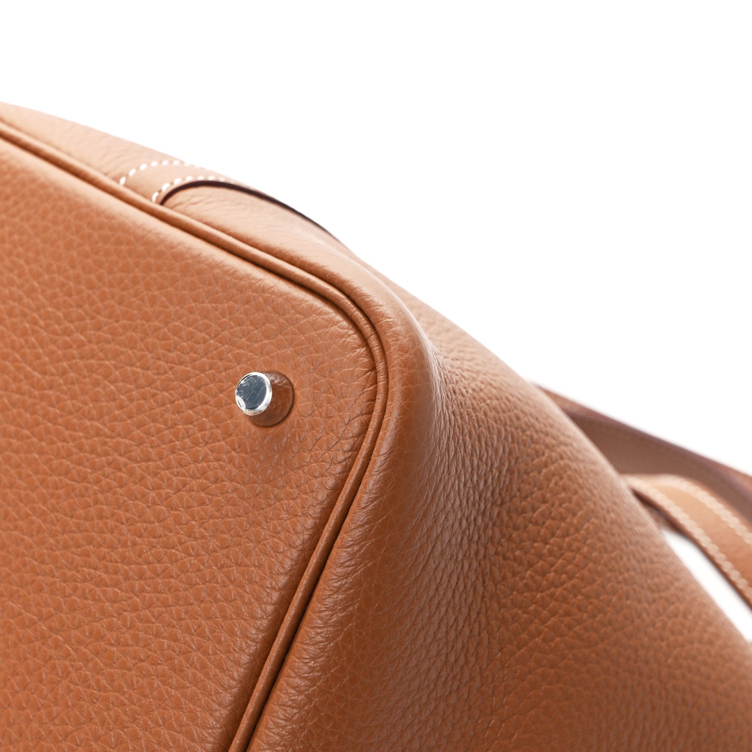 Hermes Taurillon Clemence Picotin Lock 22 MM Gold 12 of 13