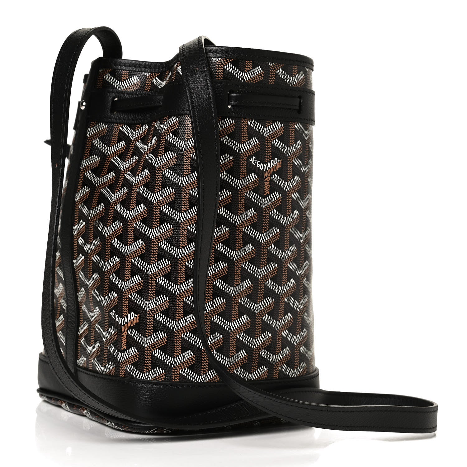 Goyard Goyardine Petit Flot Bucket Bag PM Black 3 of 9