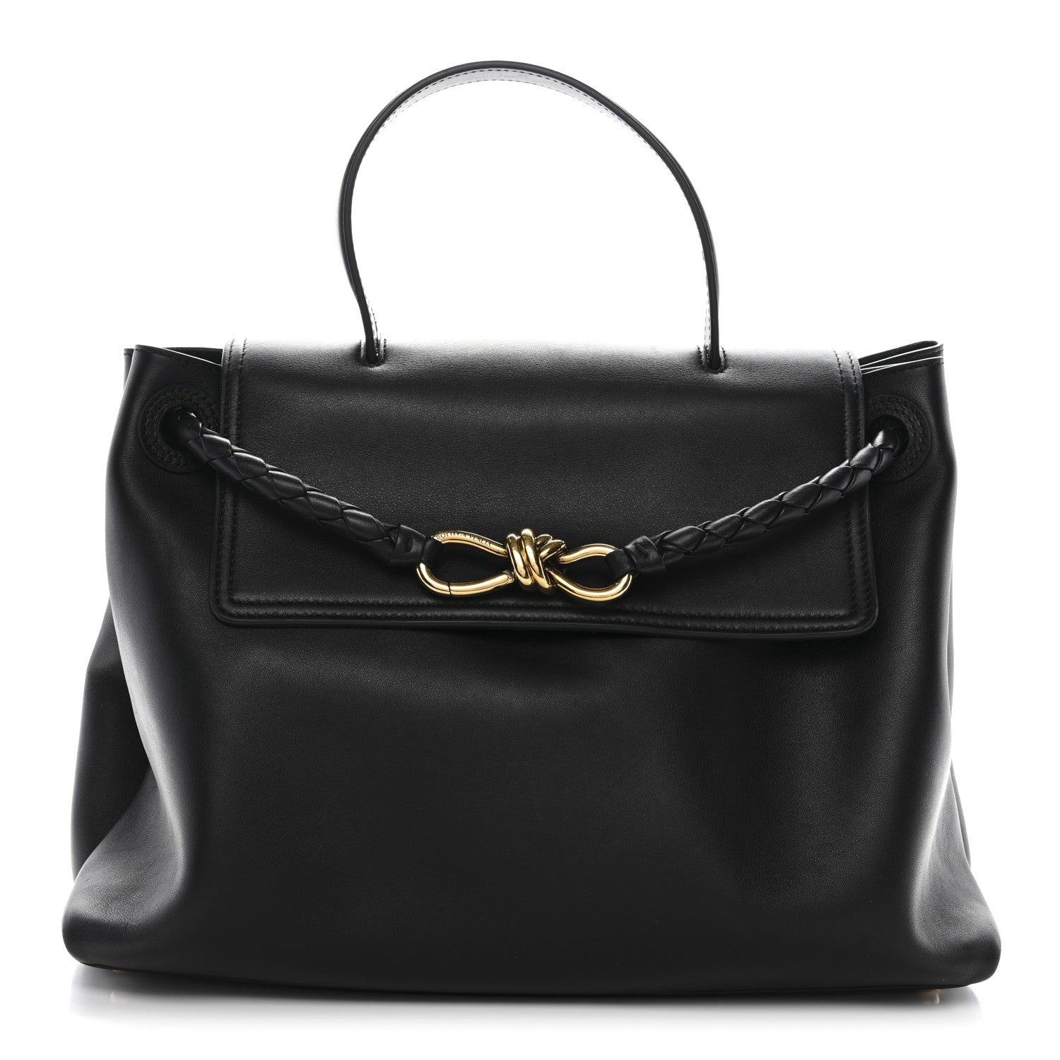 Bottega Veneta Silky Calfskin Medium Ciao Ciao Black 1 of 11