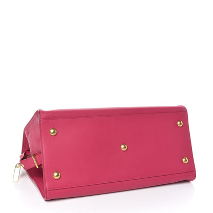 Saint Laurent Calfskin Medium Classic Y Cabas Fuchsia 4 of 10