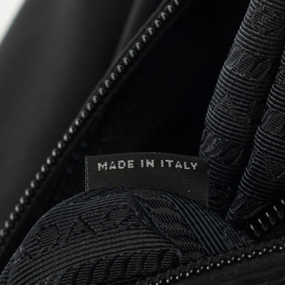 Prada Tessuto Nylon Saffiano Messenger Bag Nero Black 9 of 10