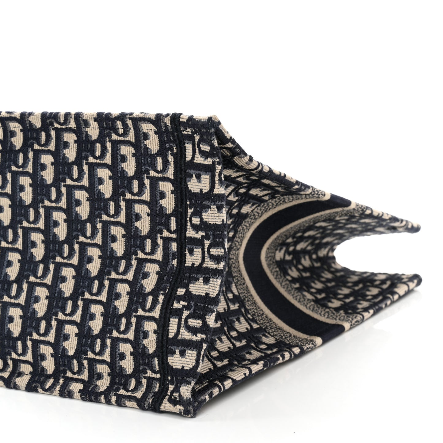 Oblique Large Book Tote Blue Multicolor
