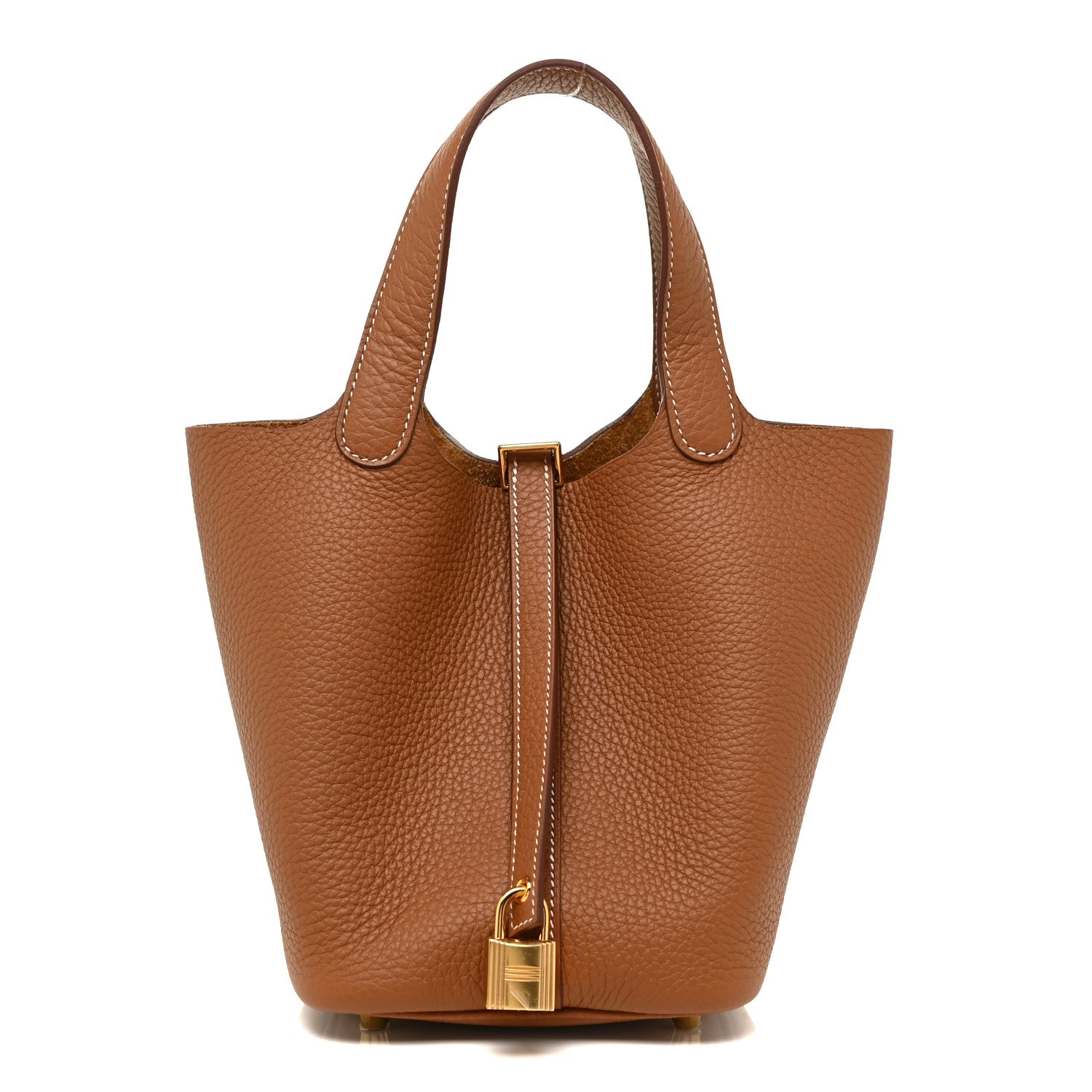 Hermes Taurillon Clemence Picotin Lock 18 PM Gold 1 of 9